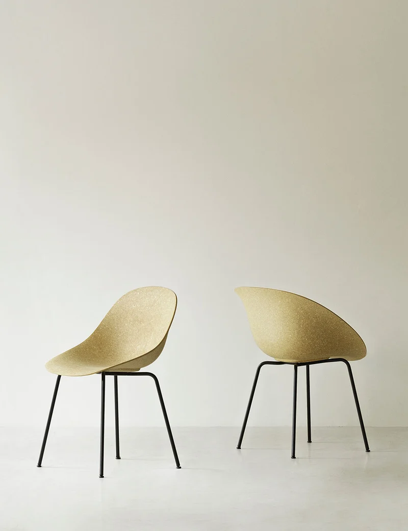 Silla brazos Mat metal