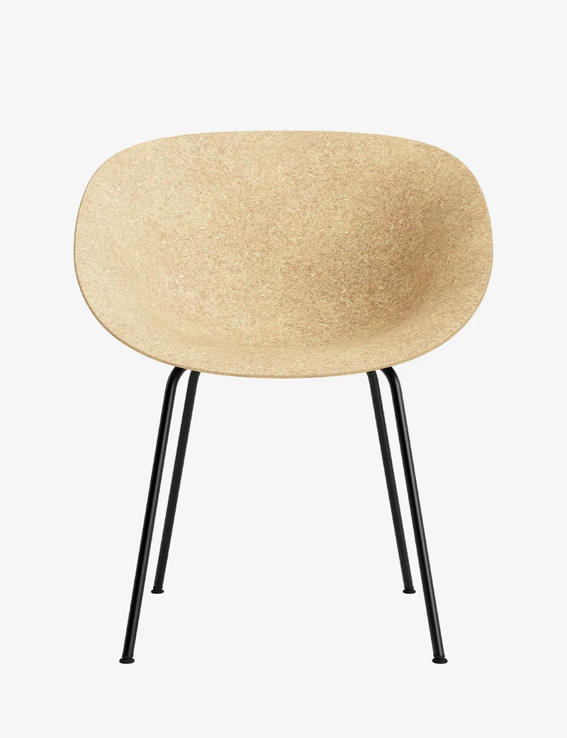Silla brazos Mat metal