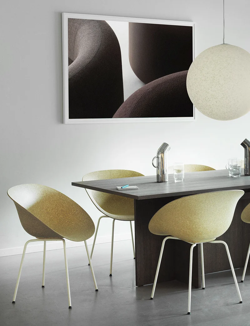 Silla brazos Mat metal