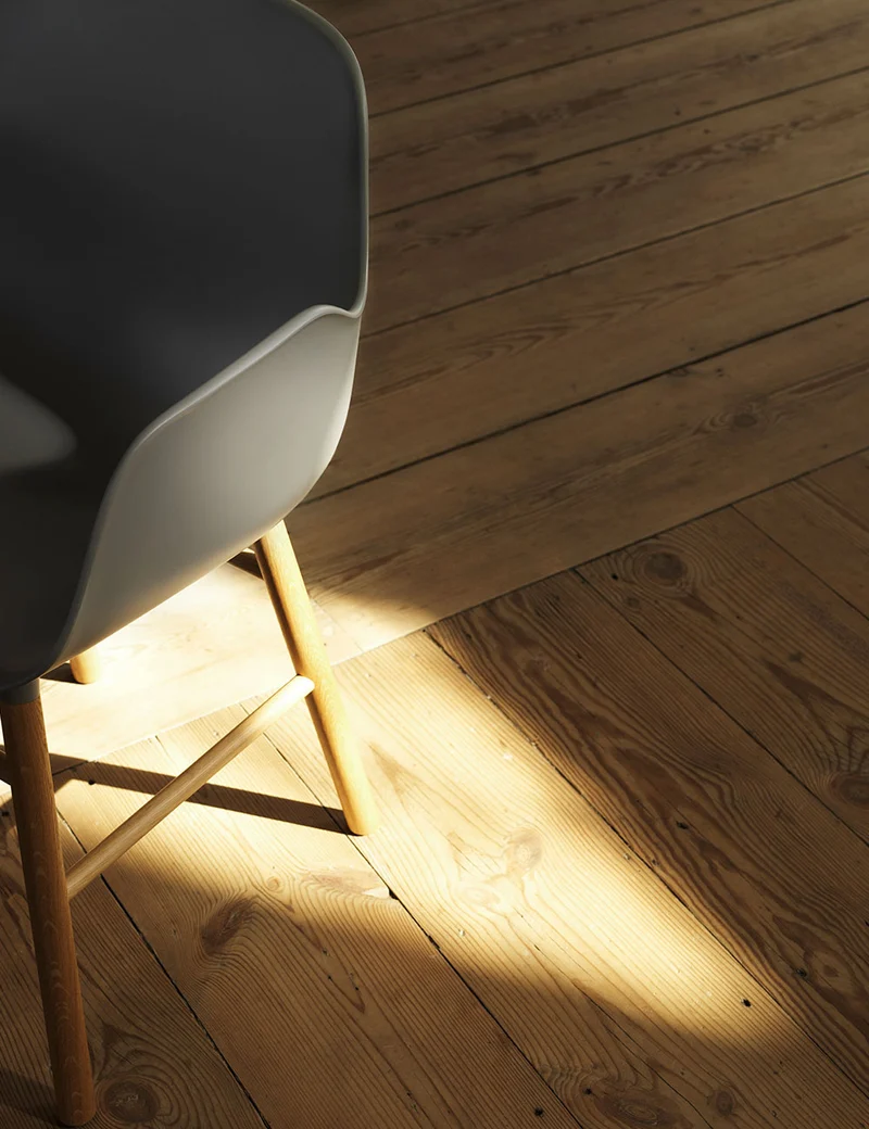 Silla brazos Form madera
