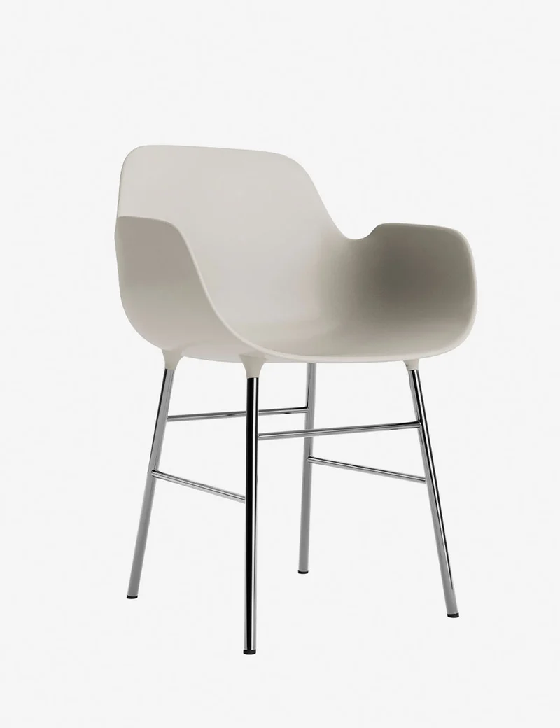Silla brazos Form metal