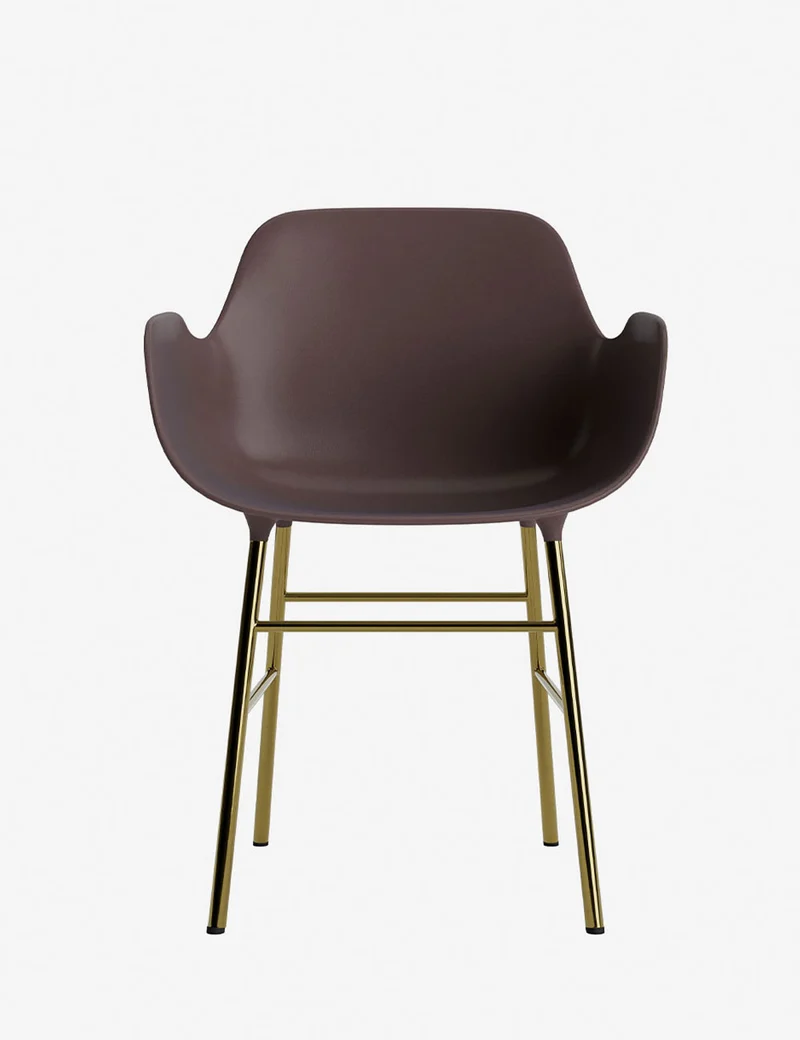 Silla brazos Form metal