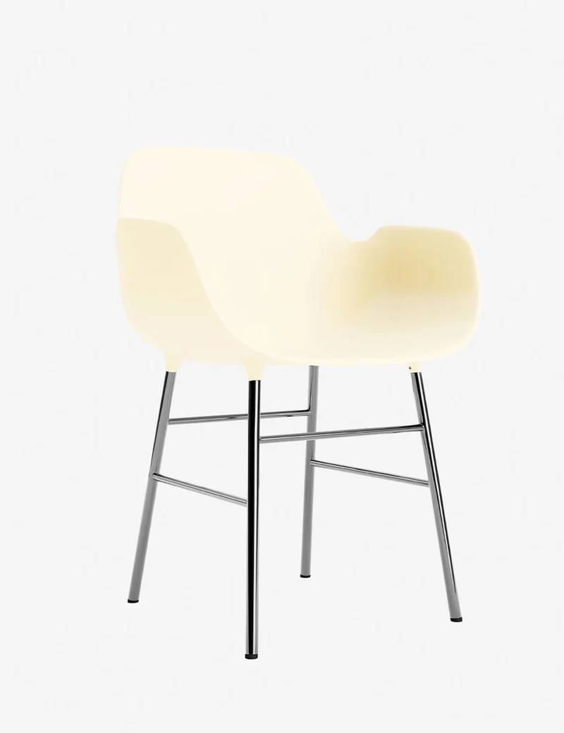 Silla brazos Form metal