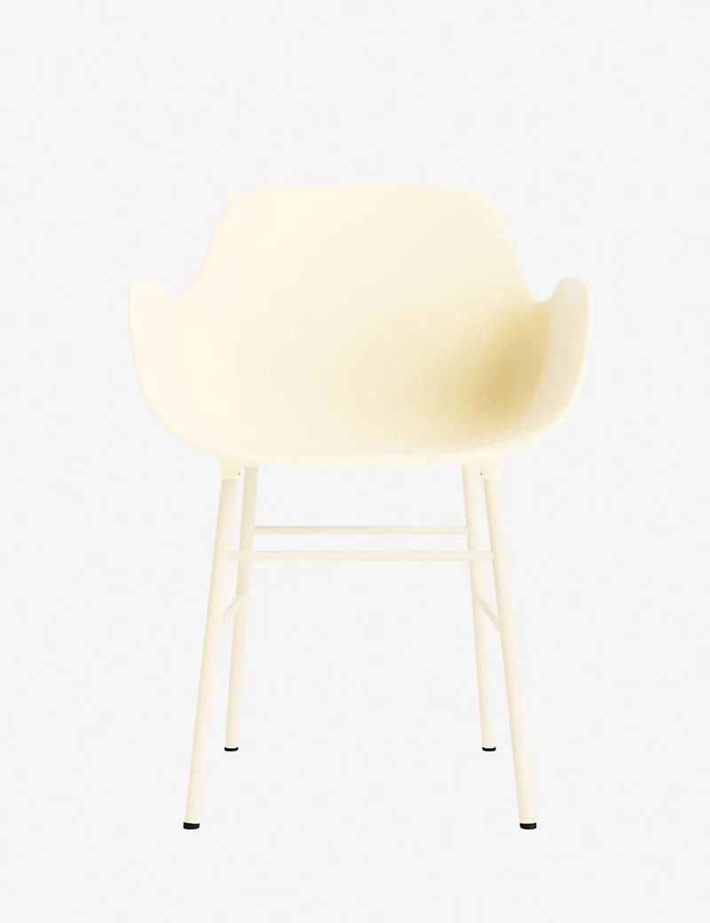 Silla brazos Form metal