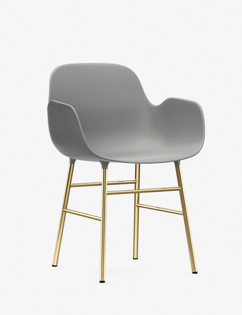 Silla brazos Form metal