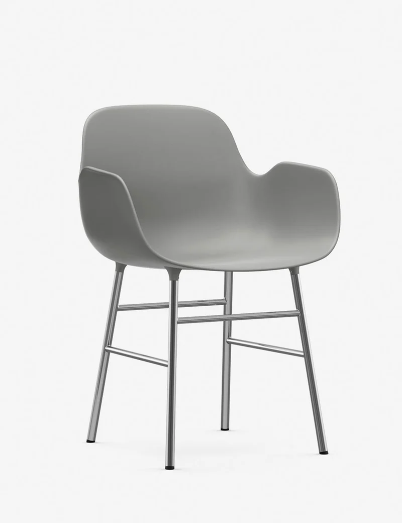 Silla brazos Form metal