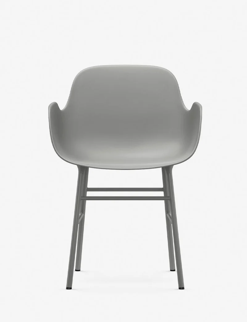Silla brazos Form metal