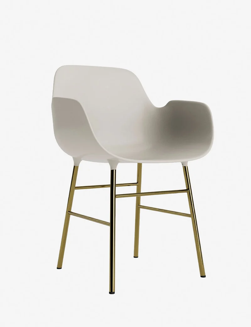 Silla brazos Form metal