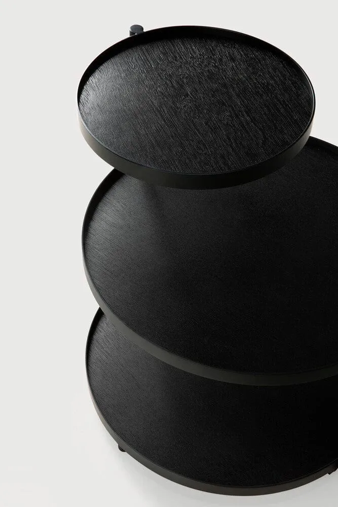 Ethnicraft Swivel Tray Side Table