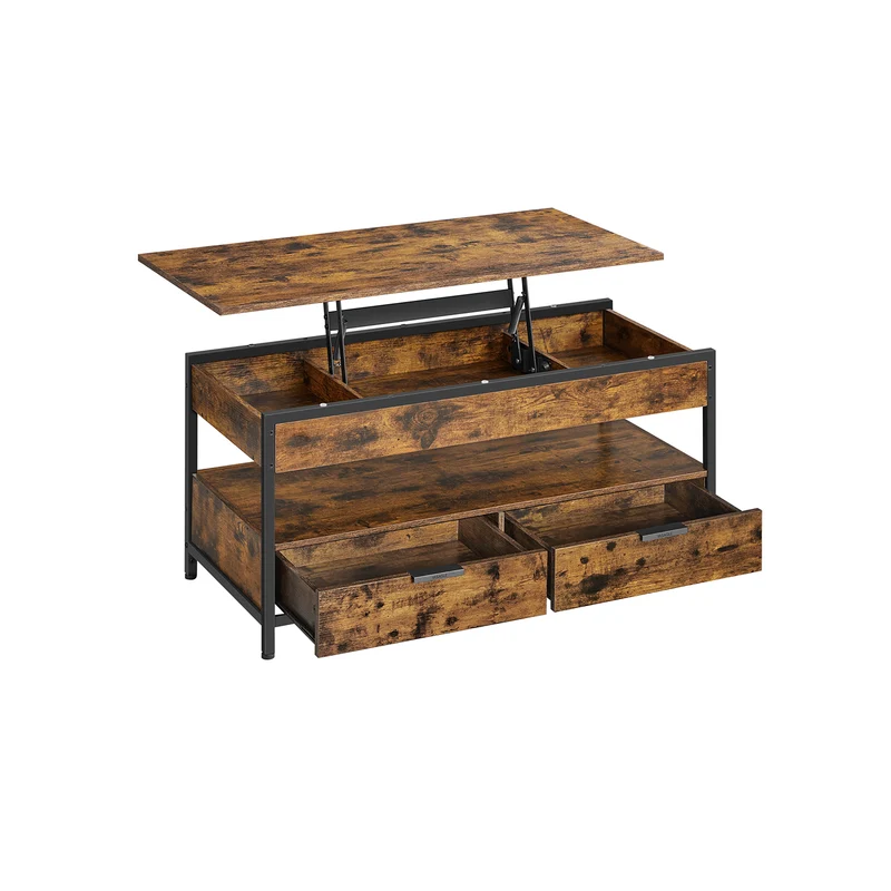Table basse avec plateau relevable
