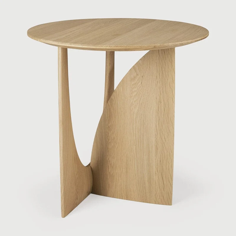 Ethnicraft Table d'appoint - Geometric chêne