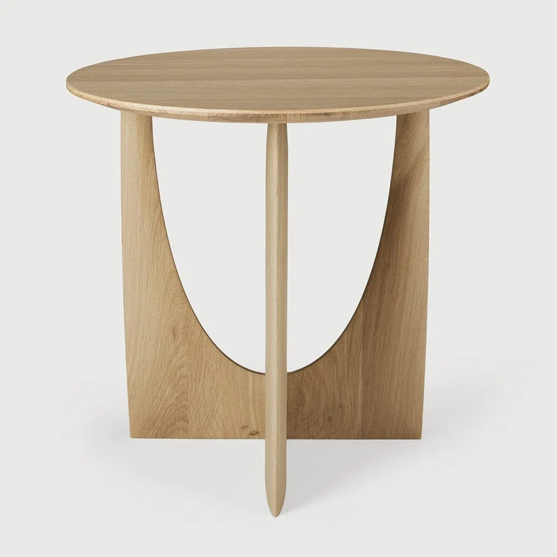 Ethnicraft Table d'appoint - Geometric chêne