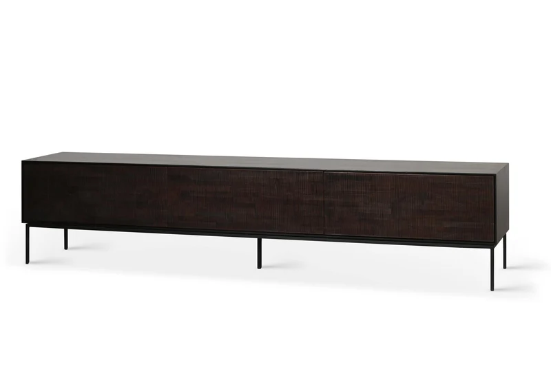 Meuble TV Ethnicraft - Grooves teak