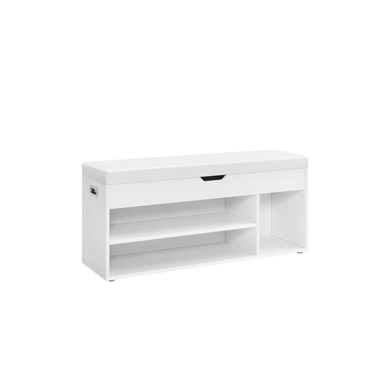Banc à chaussures marron rustique