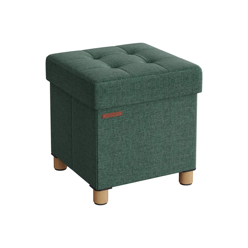 Pouf avec rangement pliable