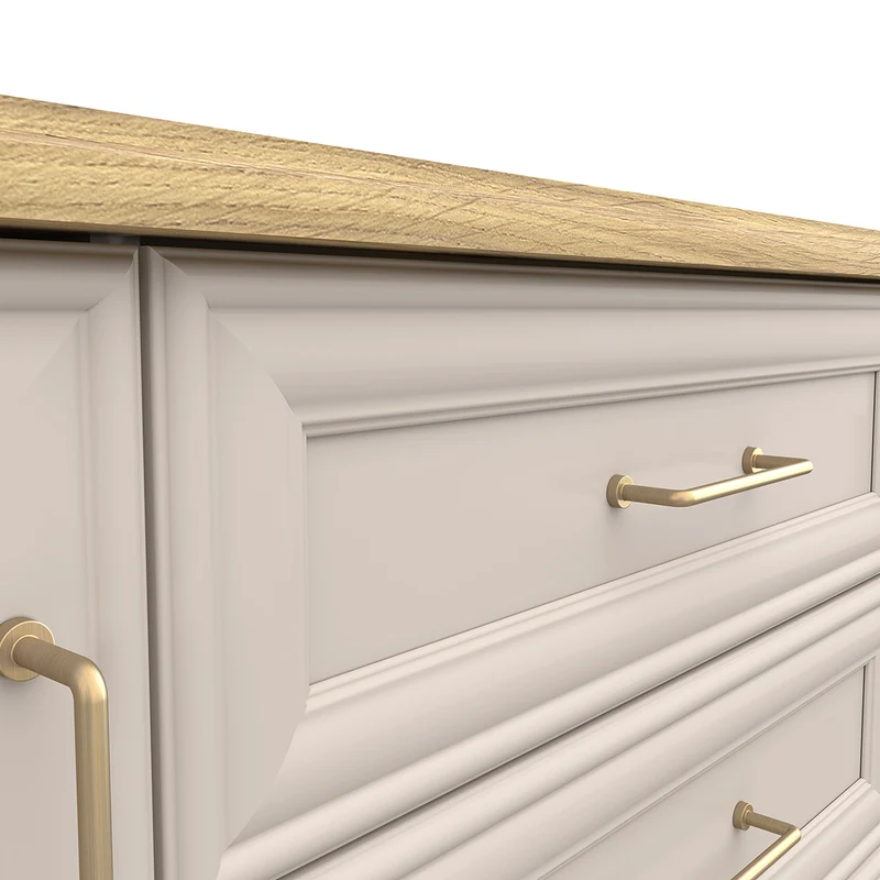 Buffet 2 portes 4 tiroirs Perle Cachemire