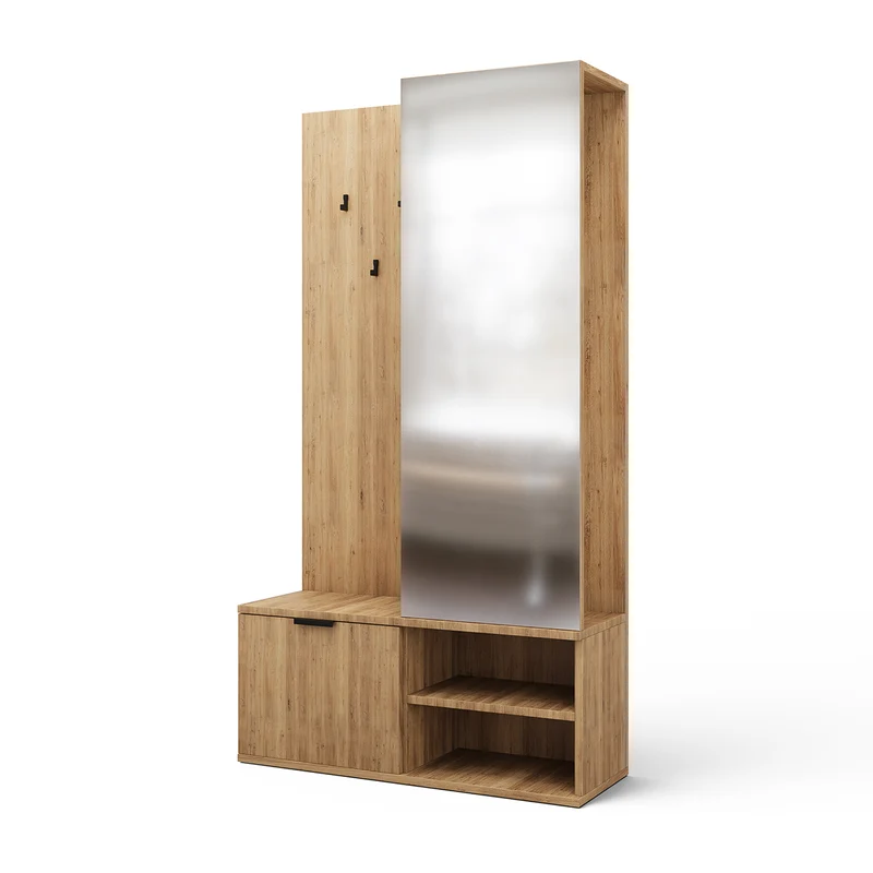 Meuble d'entrée 1 porte Ondine Bois