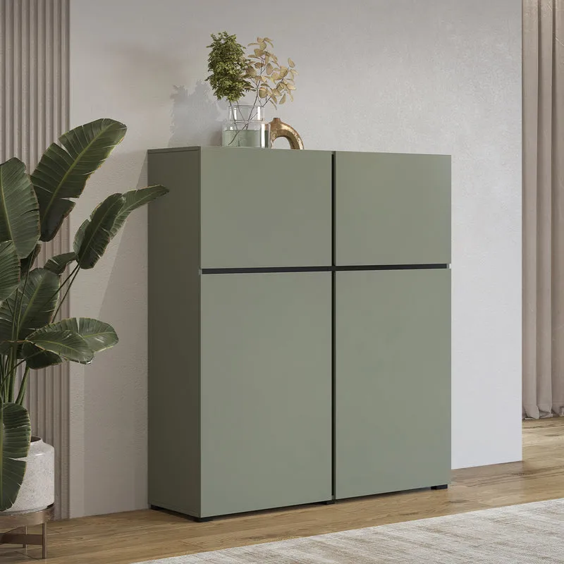 Buffet 4 portes Lilia Vert