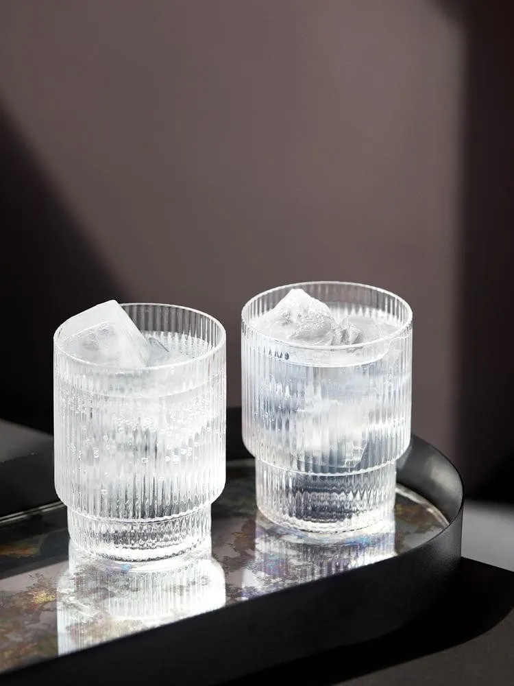 Verres Ferm Living - Ripple (set of 4)