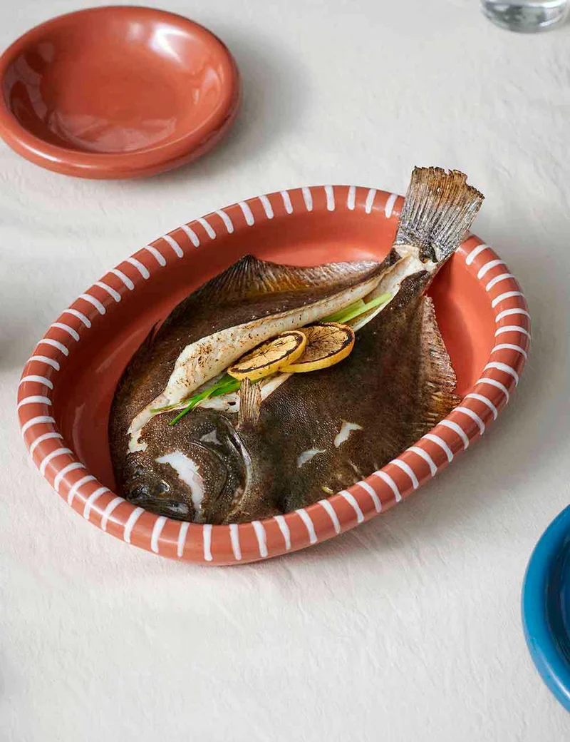 Plato ovalado Barro L
