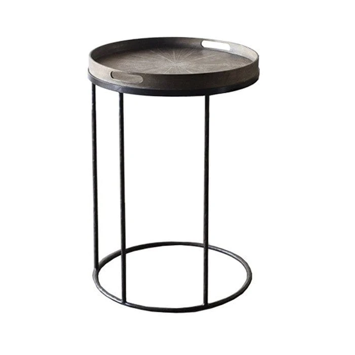 Table d'appoint Ethnicraft Plateau - Rond