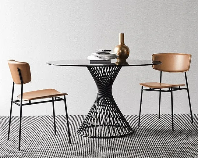 Chaise Calligaris - Fifties cuir