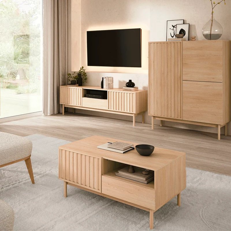 Buffet haut 3 portes Idor Bois
