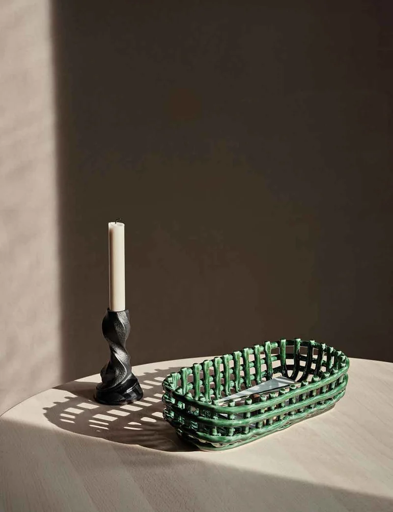 Cesta Ceramic ovalado