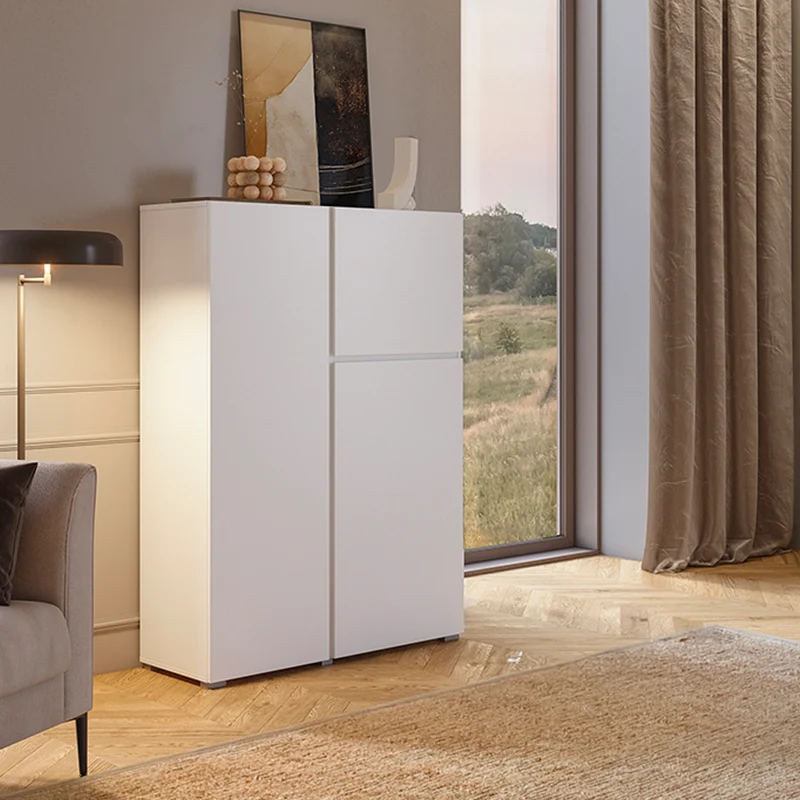 Buffet haut 3 portes Maxis Blanc