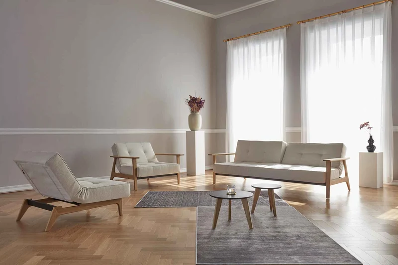 Canapé-lit Innovation Living - Splitback Frej Oak w Armrest