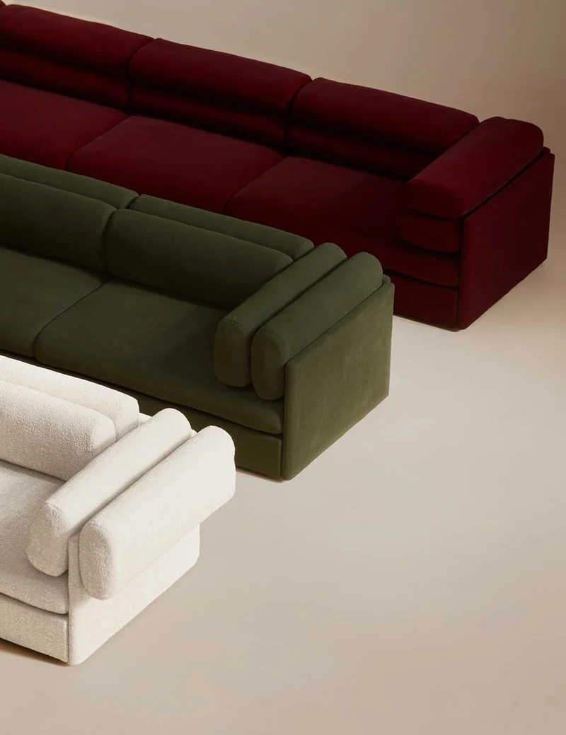 Elogio 3 seater Fustagno