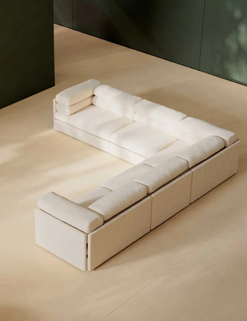 Elogio 3 seater Fustagno