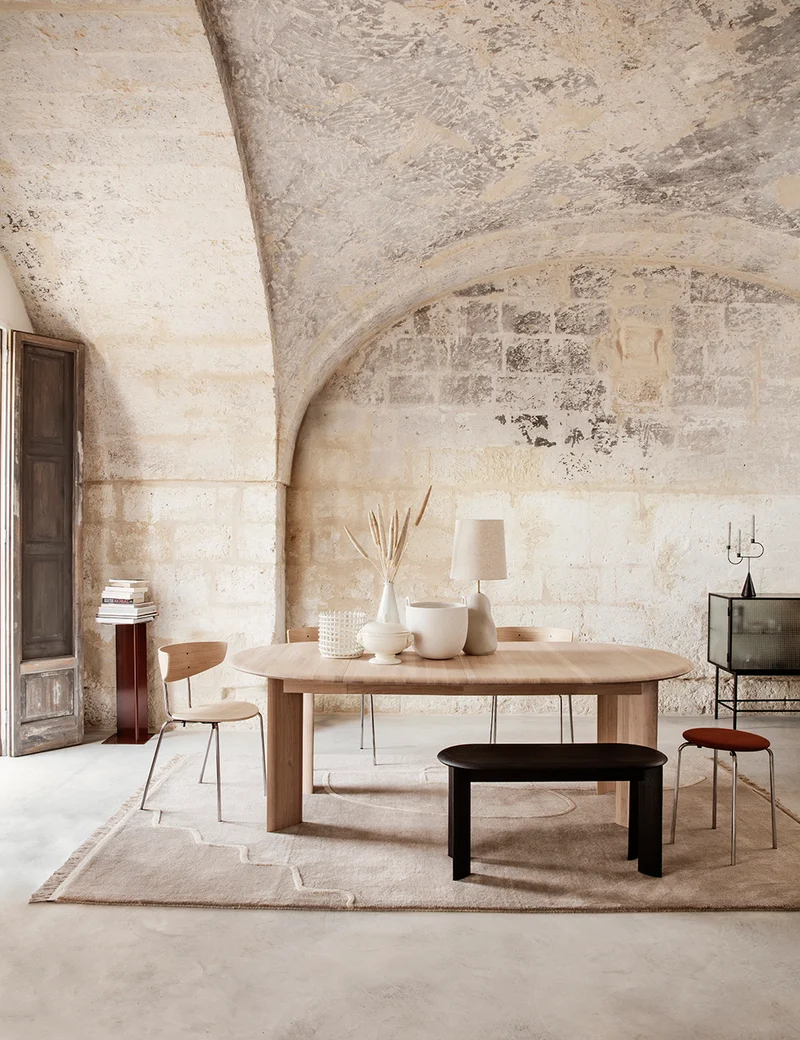 Mesa Bevel extensible x2 roble