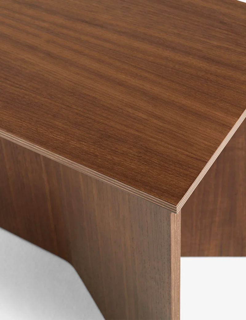 Mesa Slit madera oblong