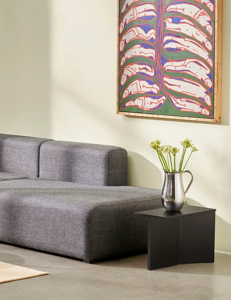 Mesa Slit madera oblong