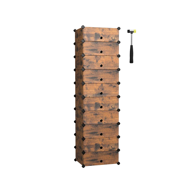 Rangement modulable 10 cases