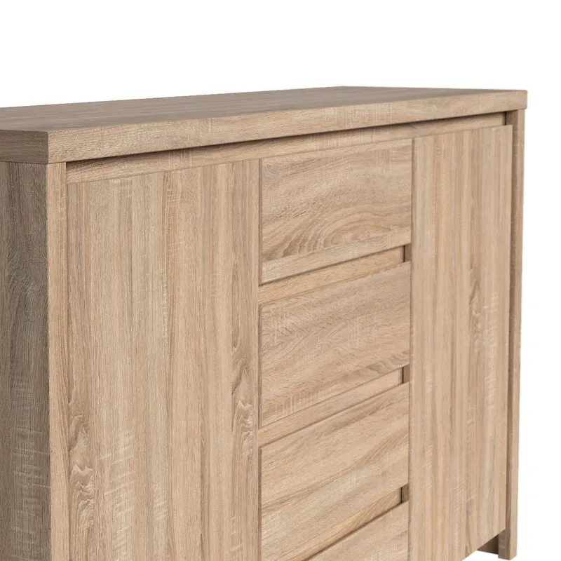 Buffet 2 portes 4 tiroirs Soren Bois