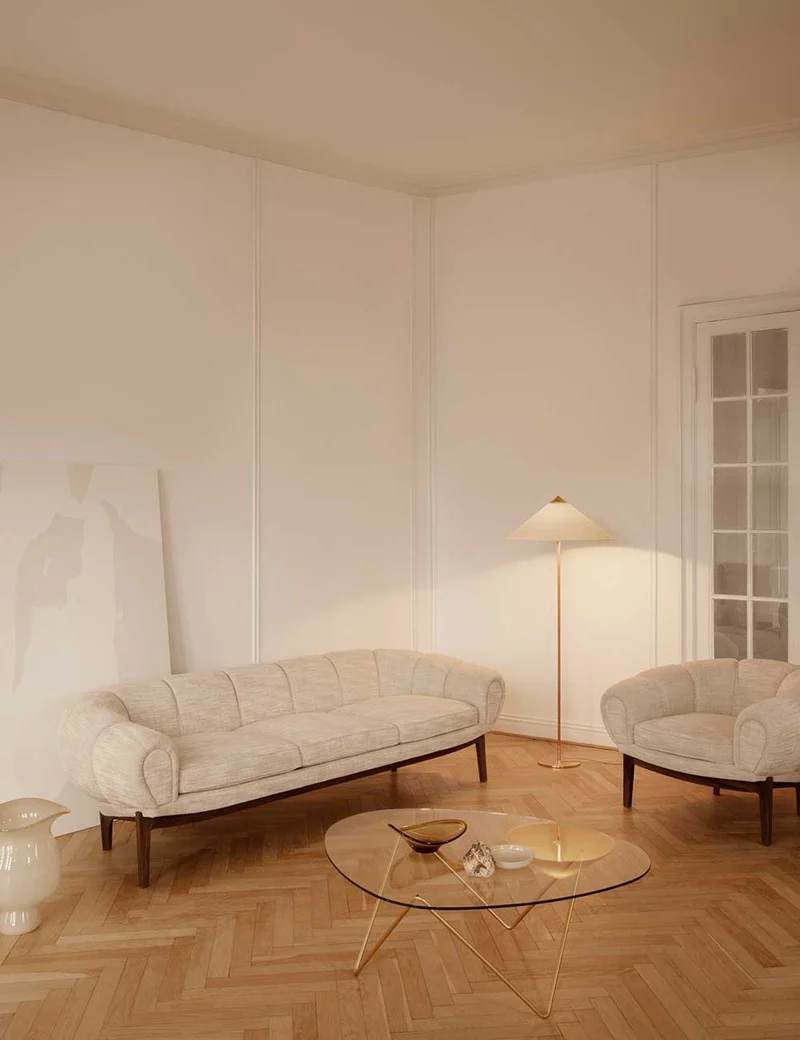 croissant sofa 3-seater