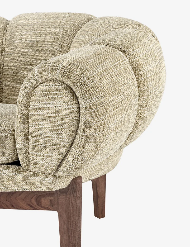 croissant sofa 3-seater