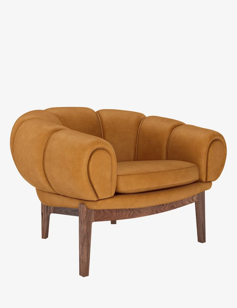 croissant lounge chair