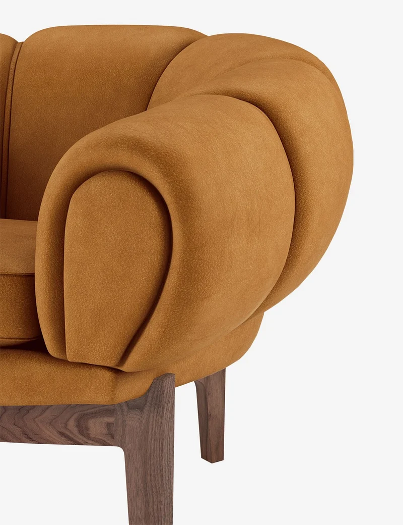 croissant lounge chair