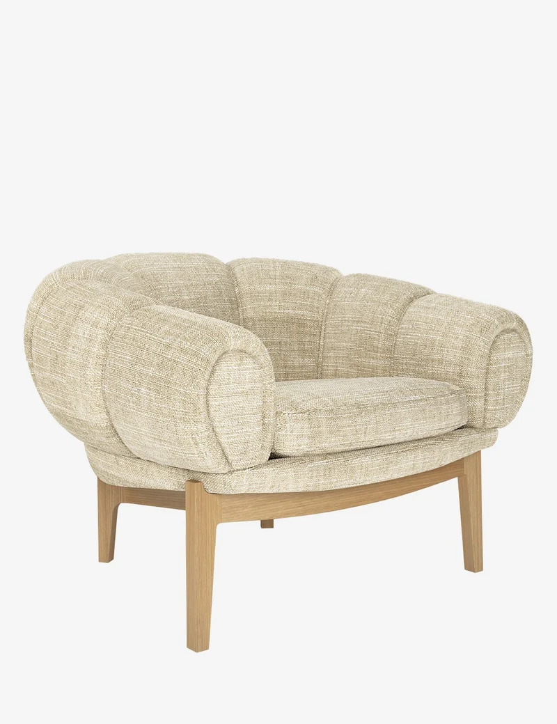 croissant lounge chair