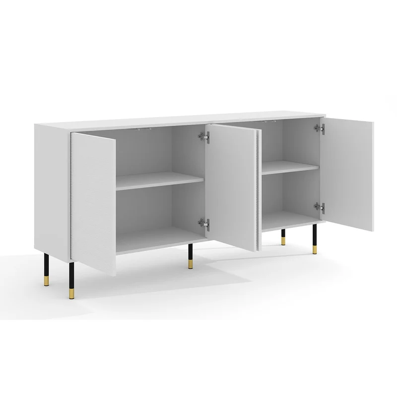 Buffet 4 portes Rani Blanc