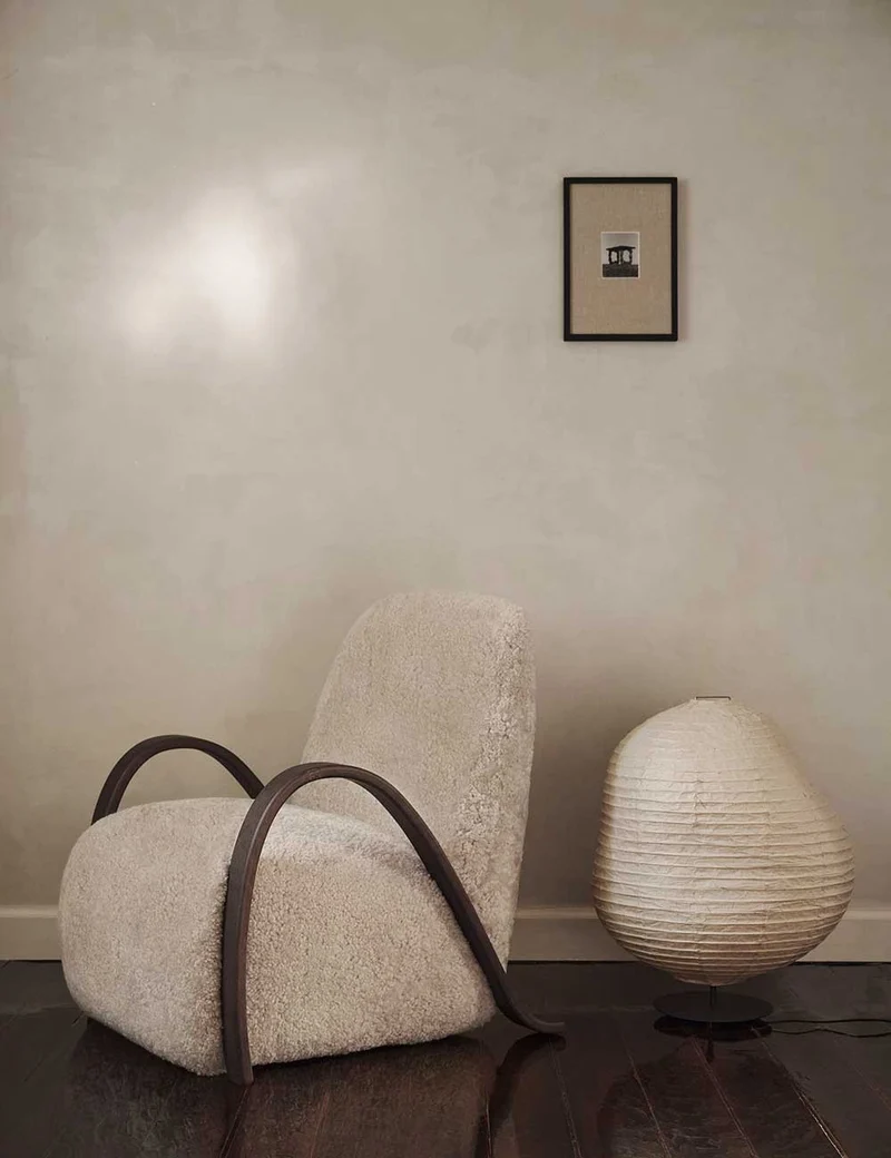 buur lounge chair sheepskin