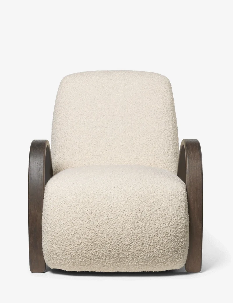 buur lounge chair nordic bouclé