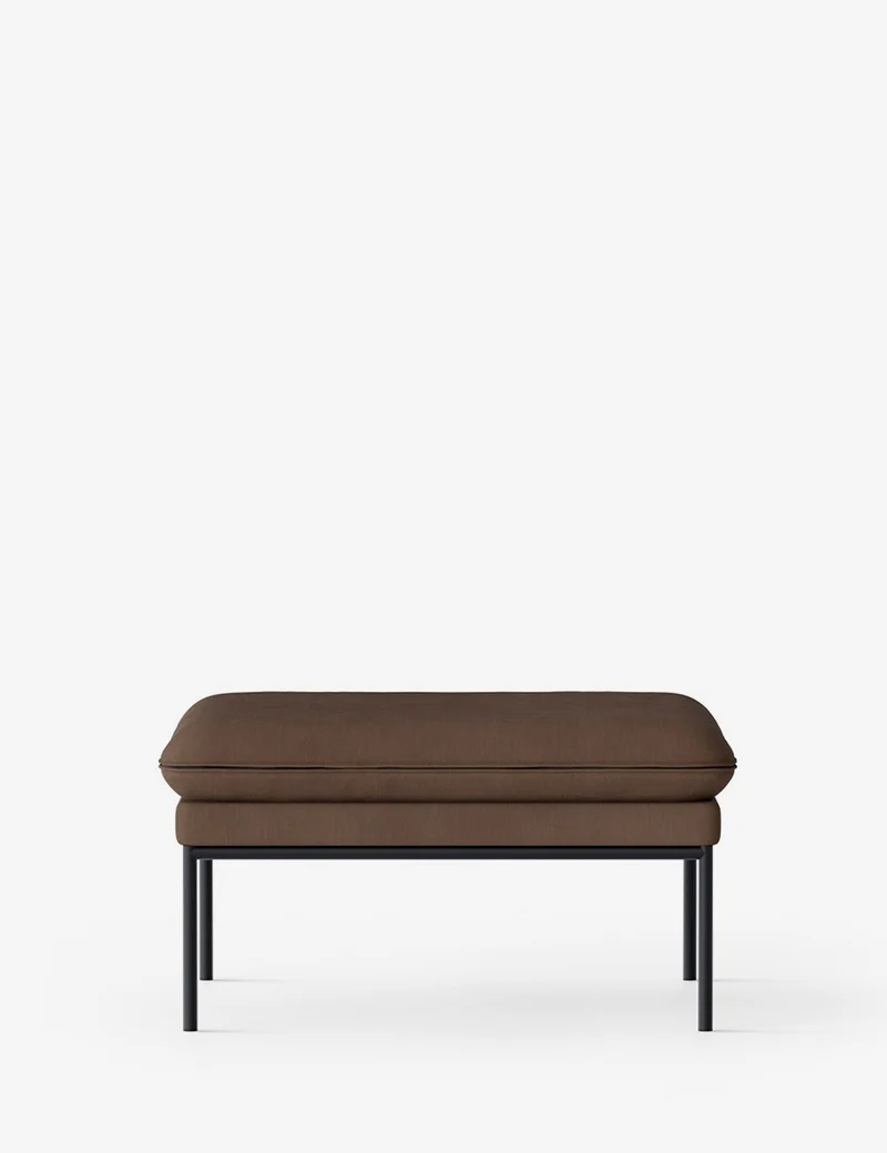 turn pouf black