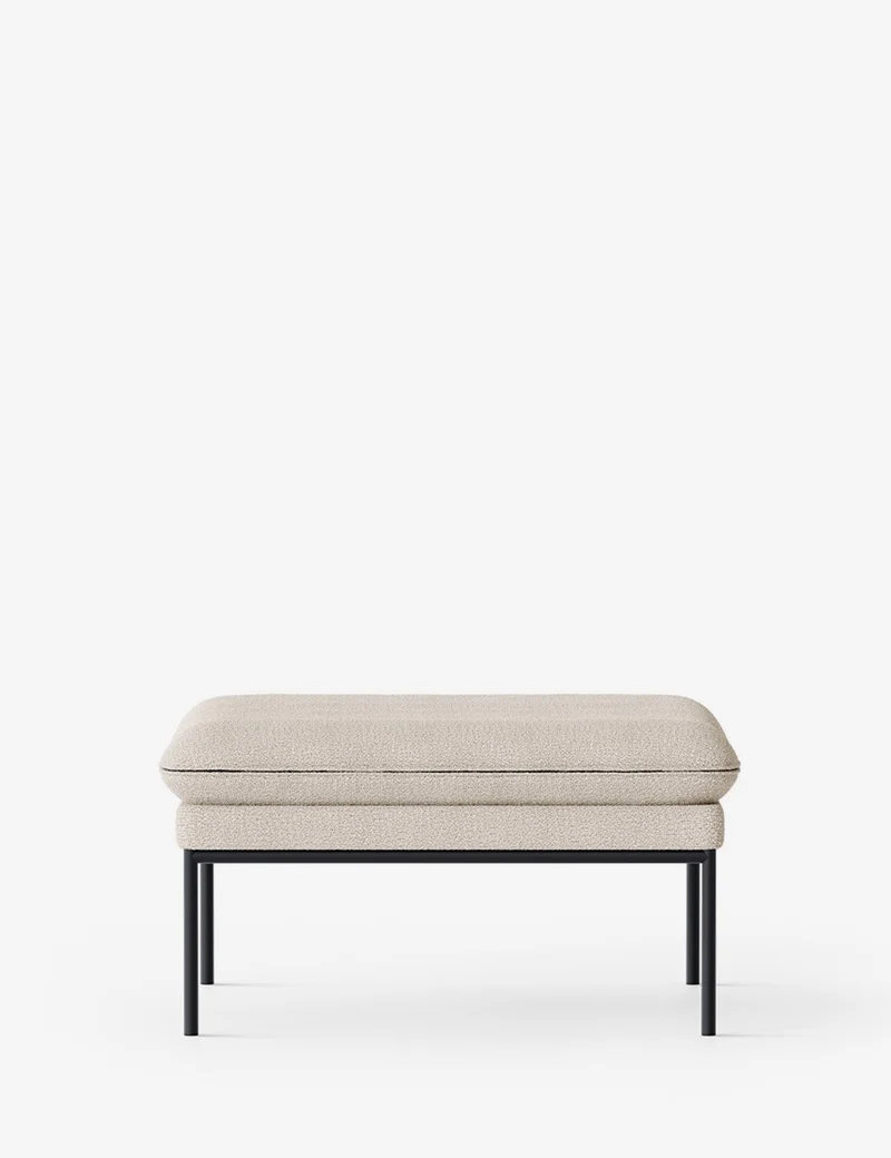 turn pouf black