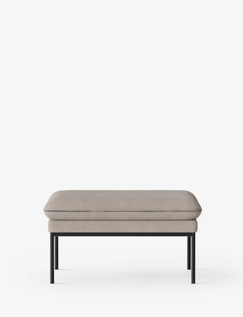 turn pouf black