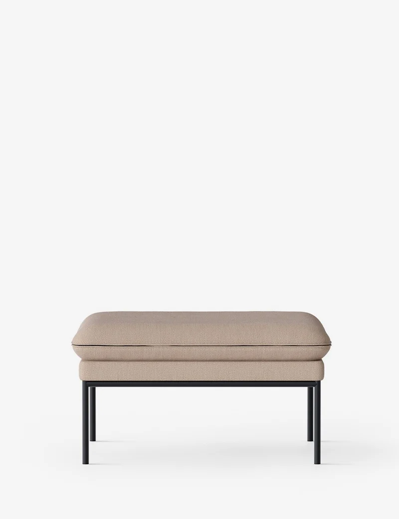 turn pouf black