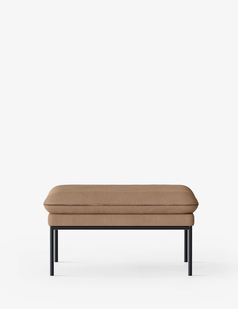 turn pouf black
